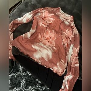 Vici Blush Floral Blouse